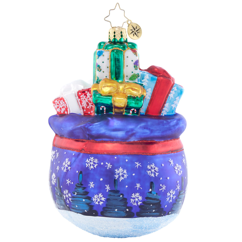 Back image - Snowman's Special Delivery - (Gifts ornament)