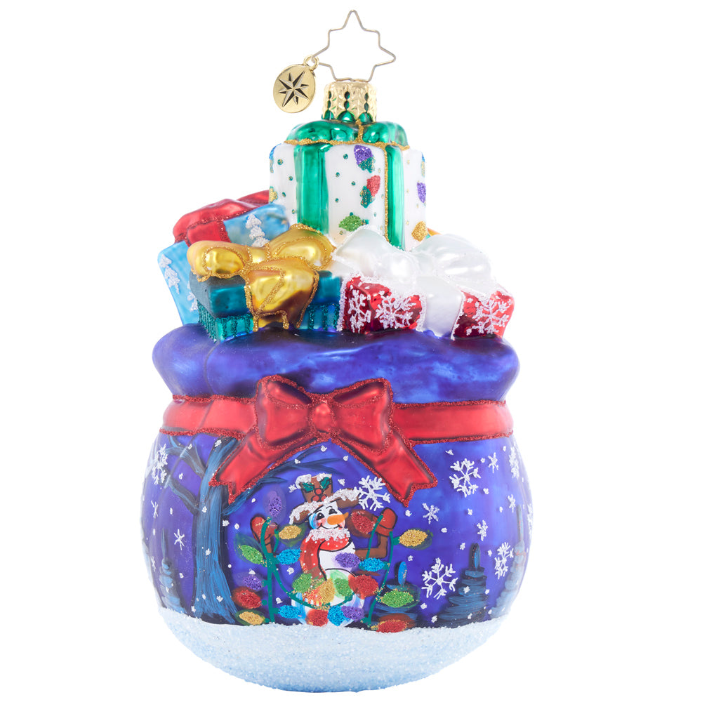 Front image - Snowman's Special Delivery - (Gifts ornament)