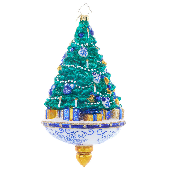 Front image - Chinoiserie Spruce - (Christmas Tree ornament)