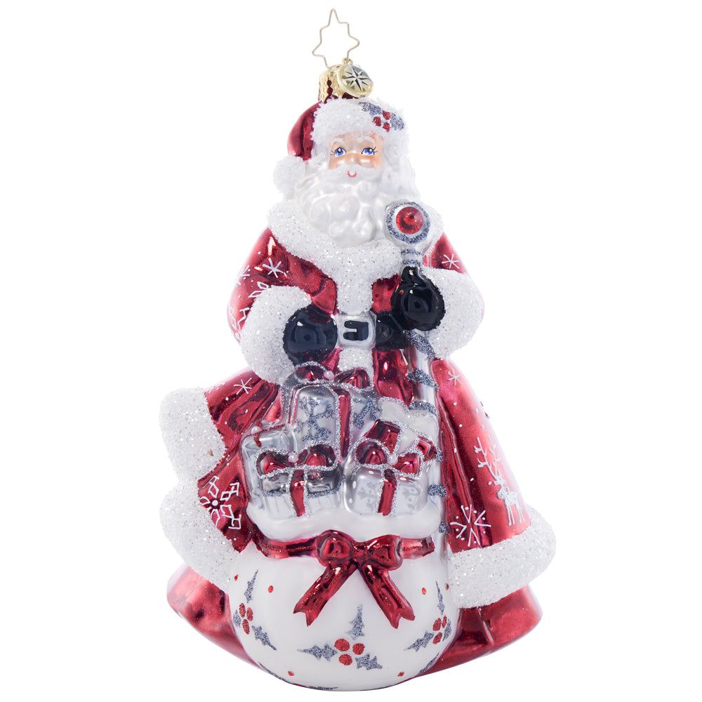 希少 Santa by Bay Window trim a  ジャンク品 Frosty Fawn Santa – Christopher Radko