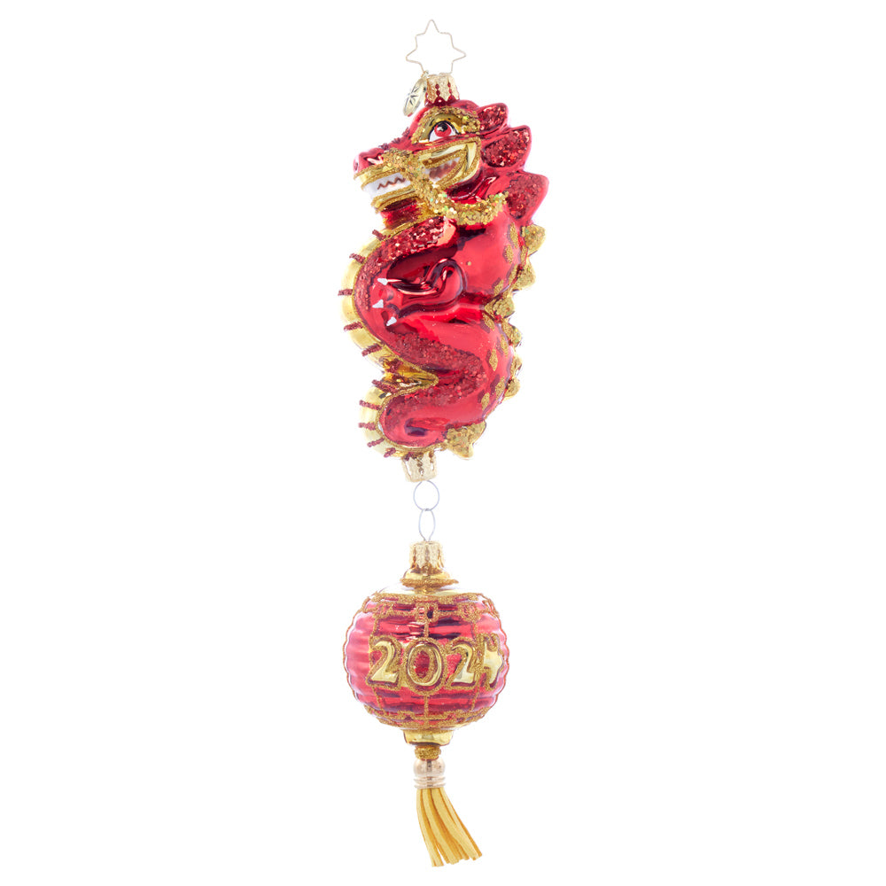 Front image - 2024 Year of the Dragon - (Dated dragon ornament)