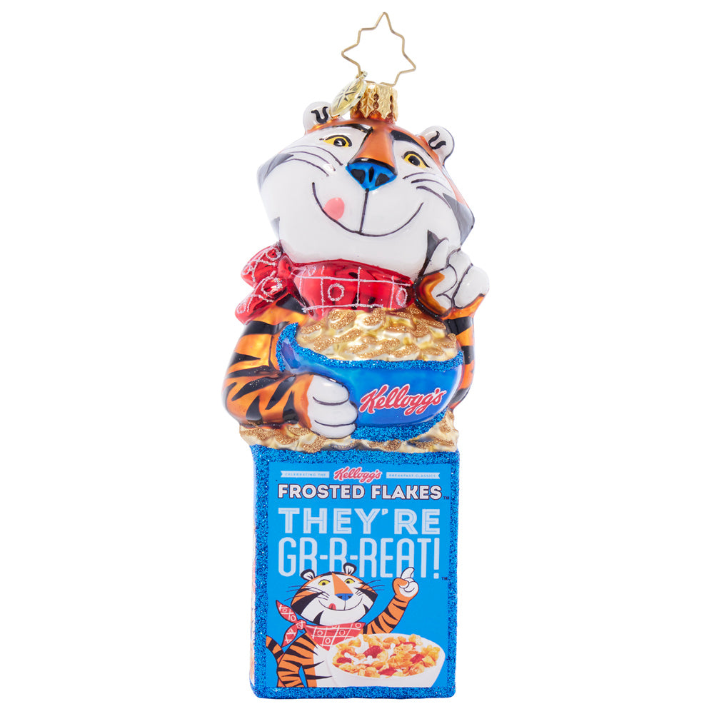 Front image - The Tiger on Your Table - (Kellogg's ornament)