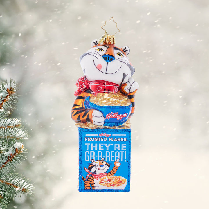 Front image - The Tiger on Your Table - (Kellogg's ornament)