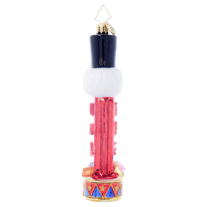 Back image - Light It Up PEZ Nutcracker - (PEZ nutcracker ornament)