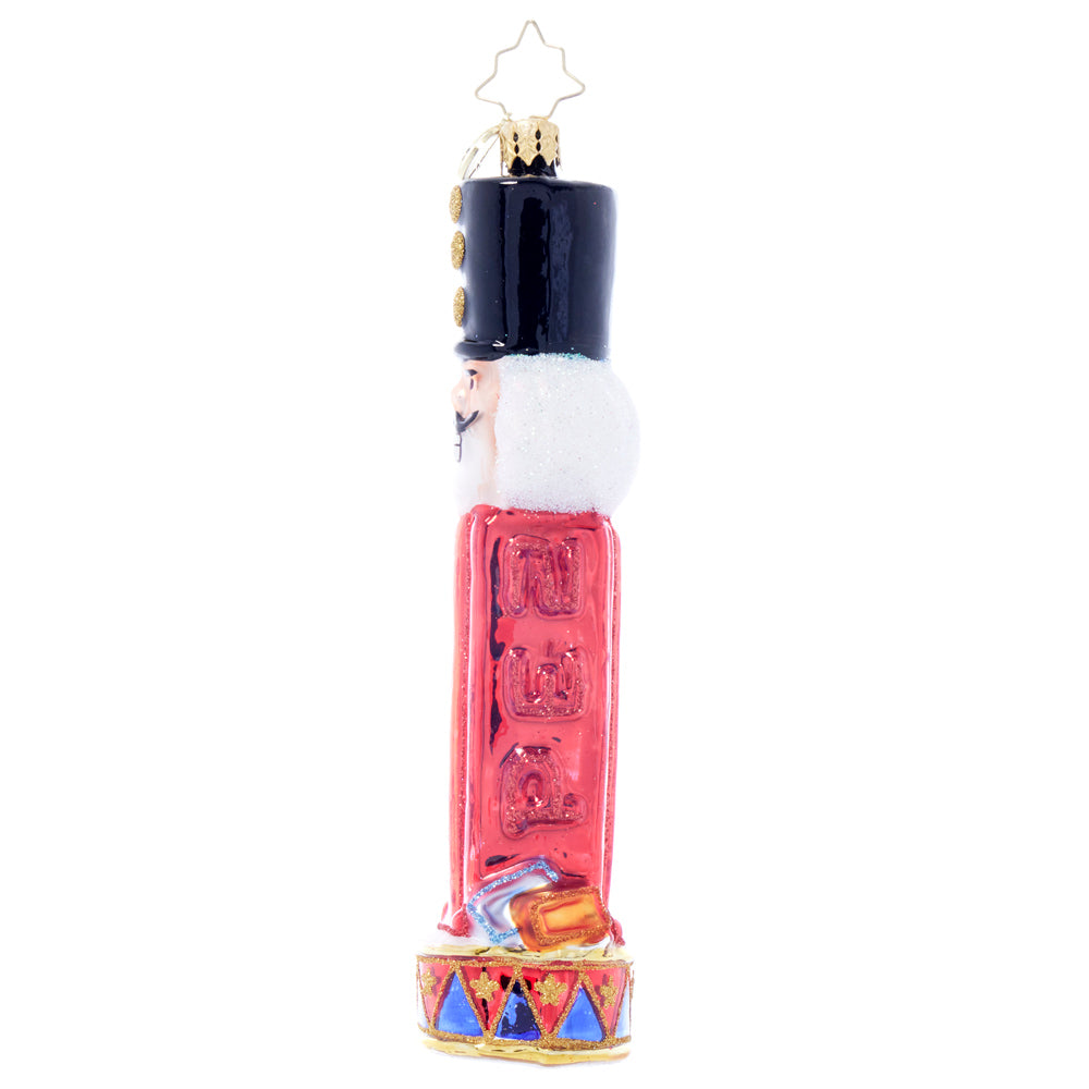 Side image - Light It Up PEZ Nutcracker - (PEZ nutcracker ornament)