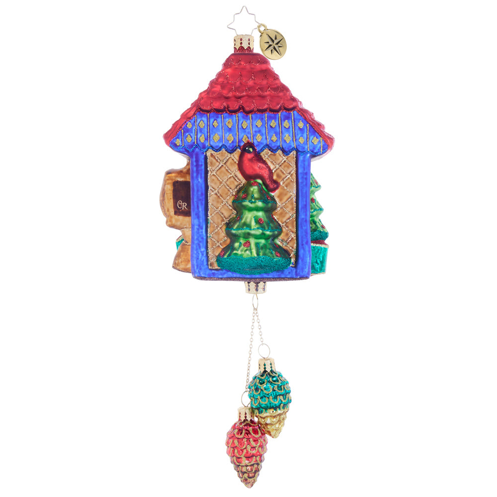 Back image - Bavarian Holiday Chime - (Clock ornament)