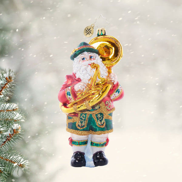 * antique ornament ❀ * 古い羊さん オーナメント Holiday Oompah Claus – Christopher Radko