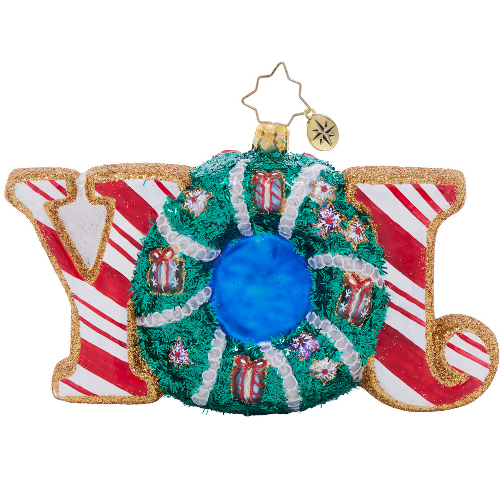 Back image - Cookie Joyful Delight - (Santa wreath ornament)