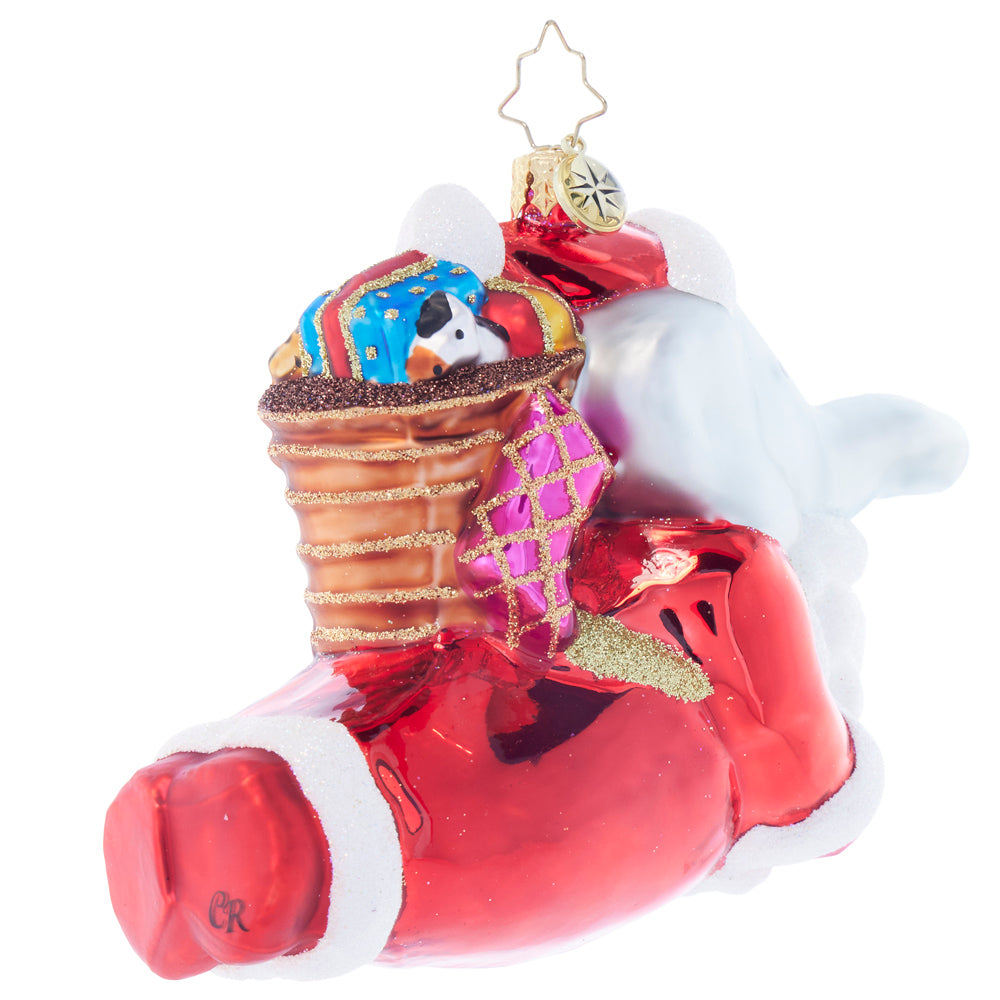 Front image - Father Christmas Babar - (Babar ornament)
