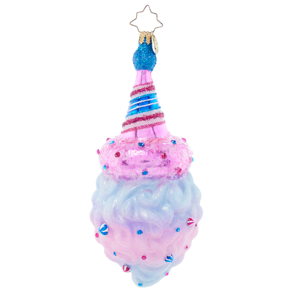 Back image - Sugar Spun Santa - (Santa ornament)