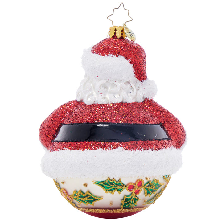 Back image - Jolly Holly Claus - (Santa ornament)