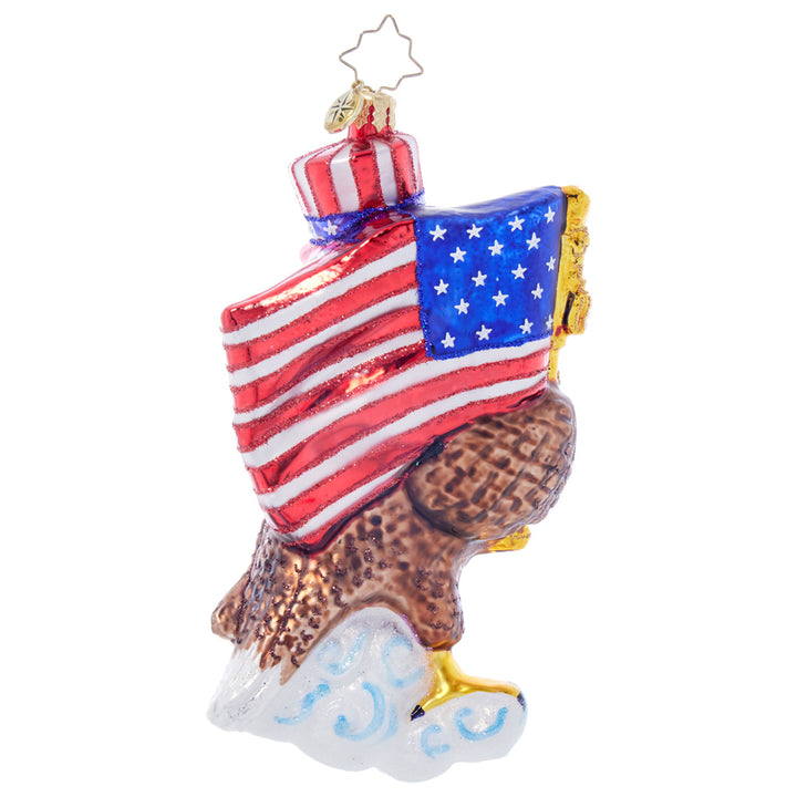 Back image - Patriotic Pal - (Eagle ornament)