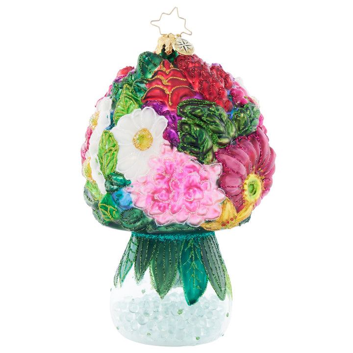 Back image - Serene Garden Symphony - (Flower bouquet ornament)