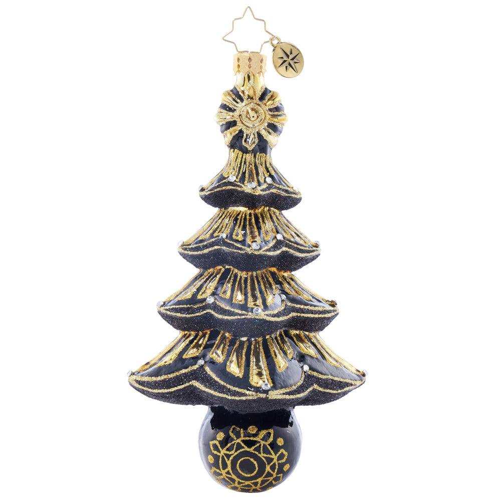 Front image - Art Deco Tree - (Christmas tree ornament)