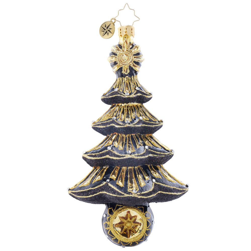 Front image - Art Deco Tree - (Christmas tree ornament)