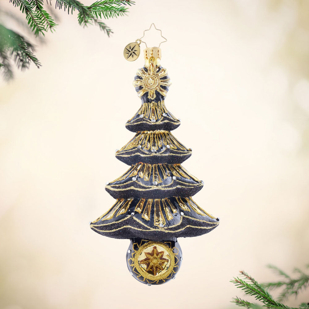 Front image - Art Deco Tree - (Christmas tree ornament)