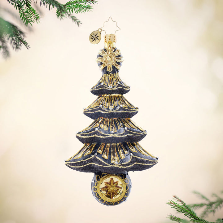 Front image - Art Deco Tree - (Christmas tree ornament)