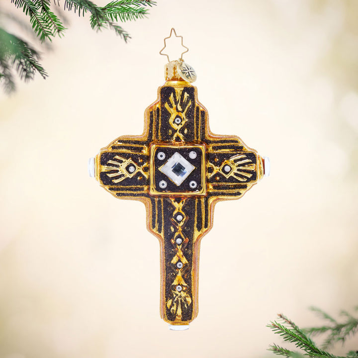 Front image - Art Deco Cross - (Religious ornament)