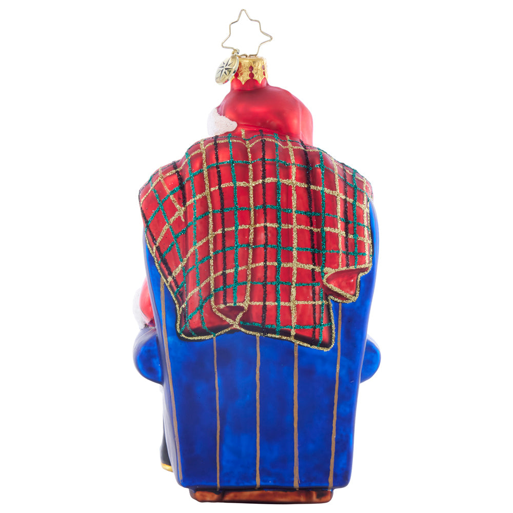 Back image - Santa's 2024 Checklist Chair - (Dated Santa ornament)
