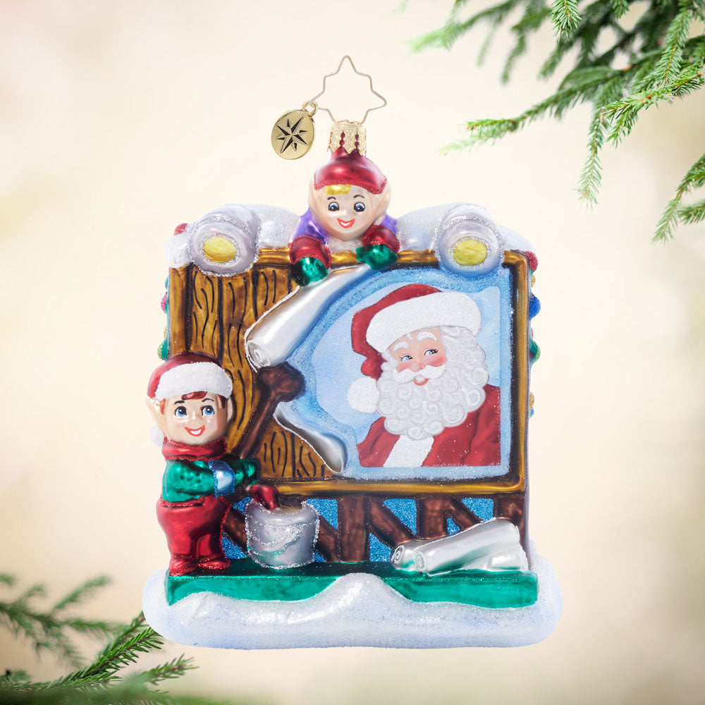 Front image - North Pole Announcement - (Elves ornament)