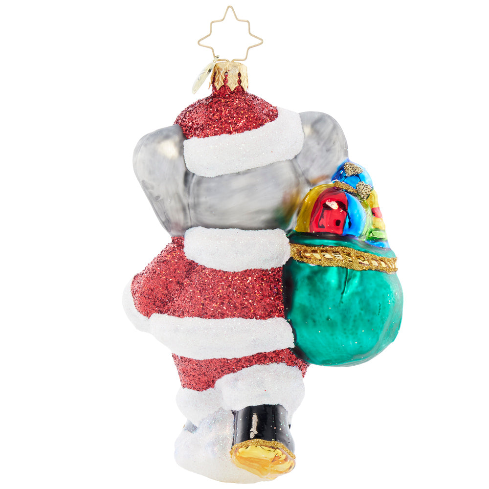 Back image - Ele-phantastic Christmas - (Elephant Christmas ornament)