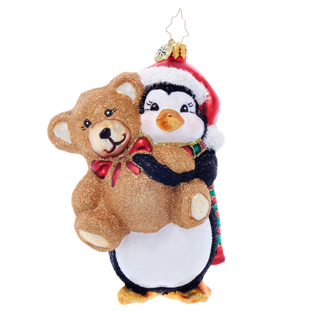 Front image - This Teddy is for You! - (Penguin ornament)