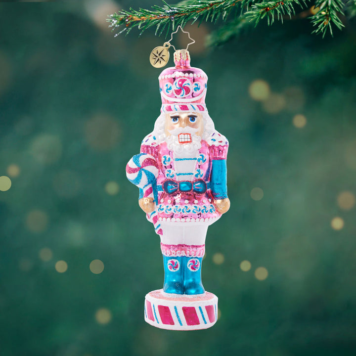 Front image - Candy Clad Sentry - (Nutcracker ornament)