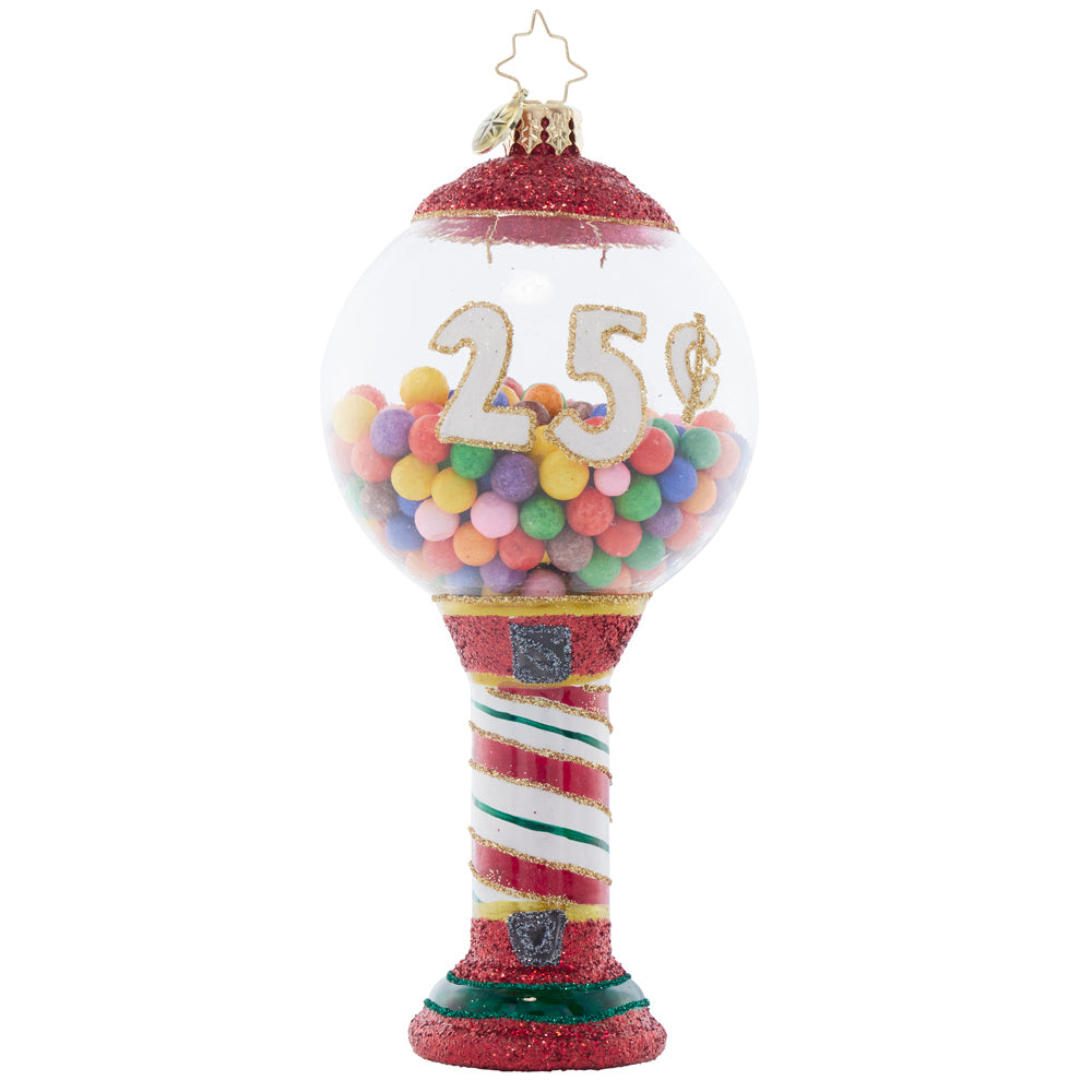 Front image - Bubblegum Bliss - (Gum ball machine ornament)
