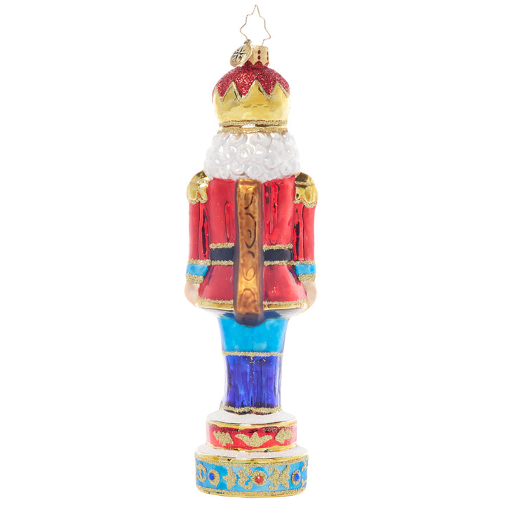 Back image - Royal Elegance Nutcracker - (Nutcracker ornament)