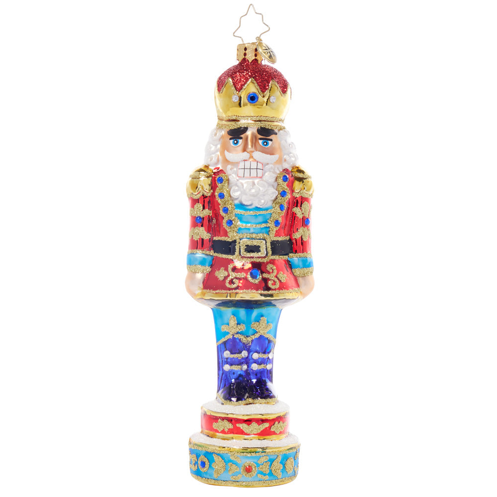Front image - Royal Elegance Nutcracker - (Nutcracker ornament)