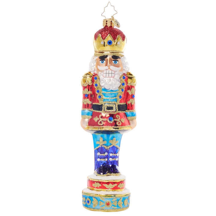 Front image - Royal Elegance Nutcracker - (Nutcracker ornament)
