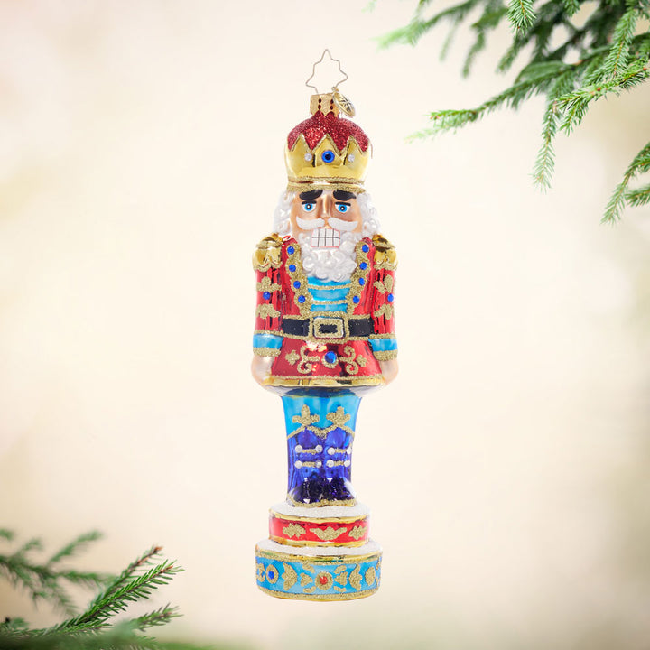 Front image - Royal Elegance Nutcracker - (Nutcracker ornament)