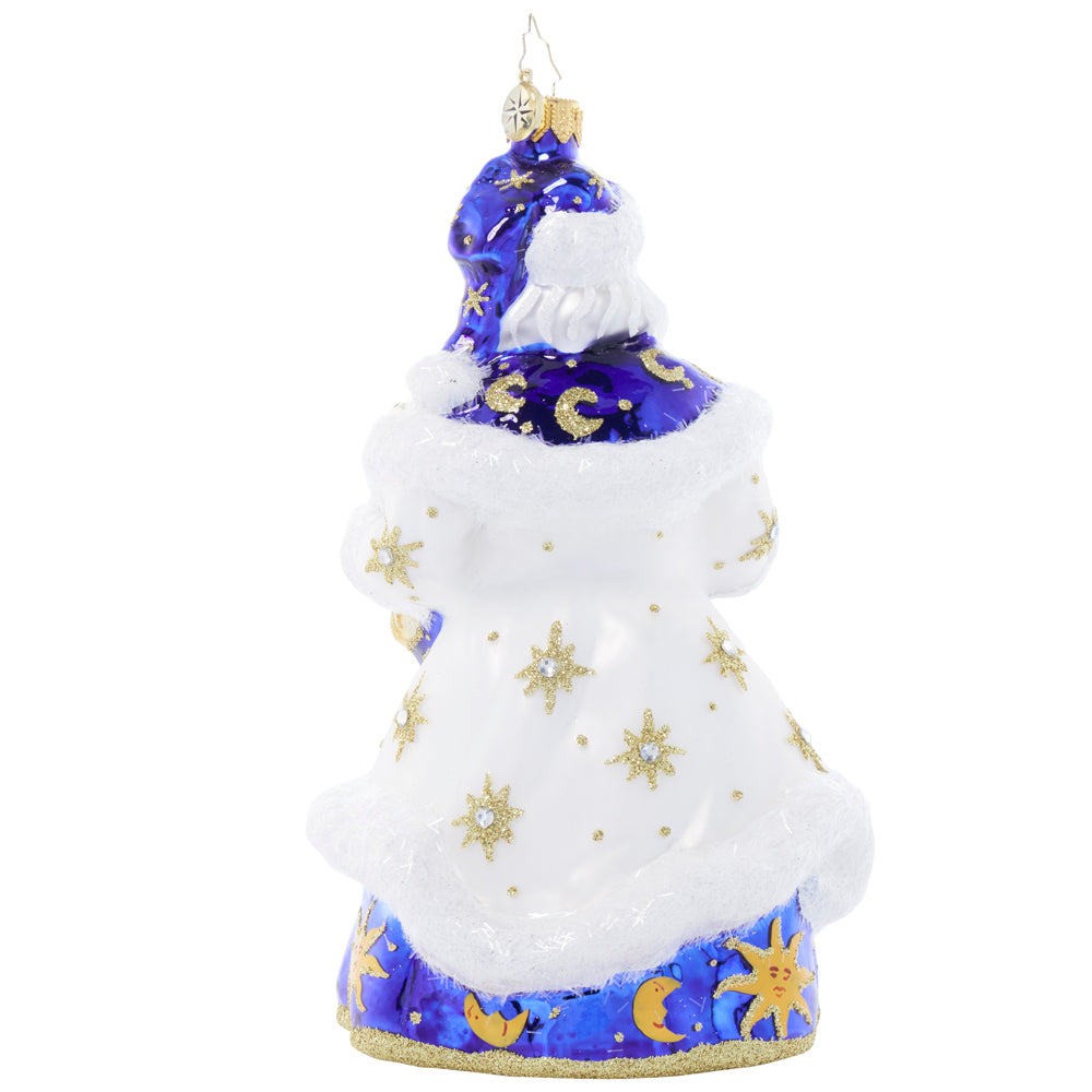 Back image - Cosmic Christmas Claus - (Santa ornament)