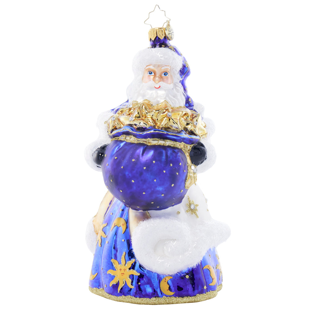 Front image - Cosmic Christmas Claus - (Santa ornament)