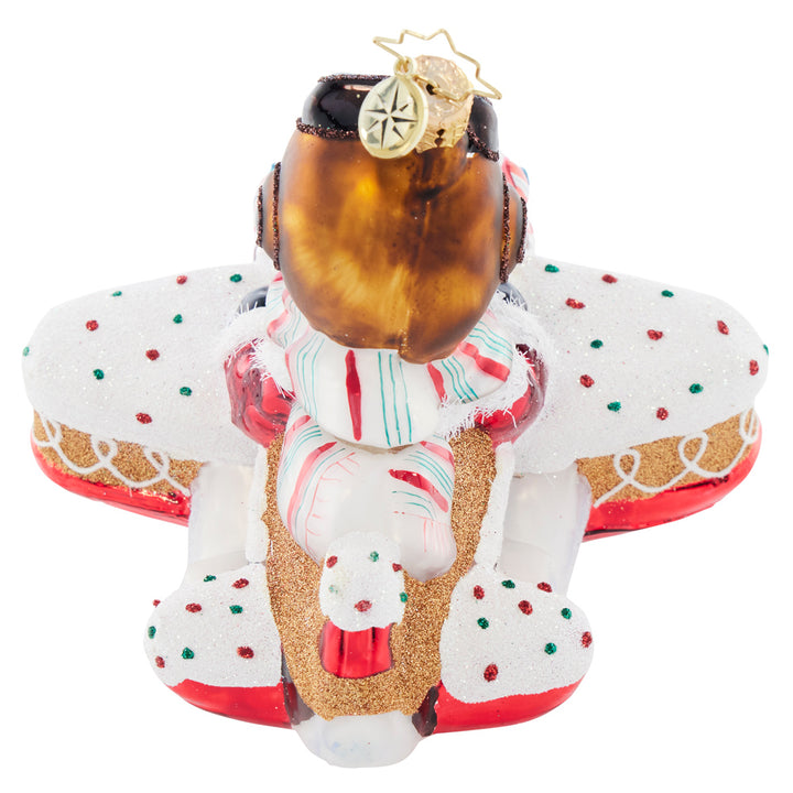 Back image - Candy Cloud Explorer - (Gingerbread in airplane ornament)
