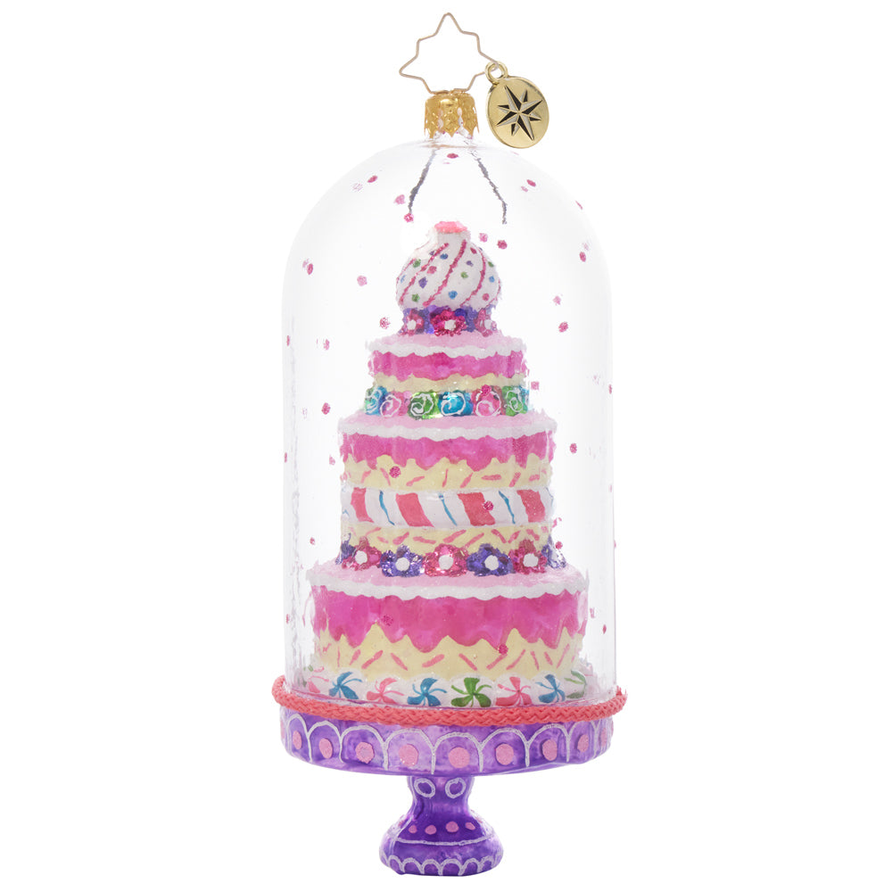 Back image - Confectionary Cloche - (Cake ornament)
