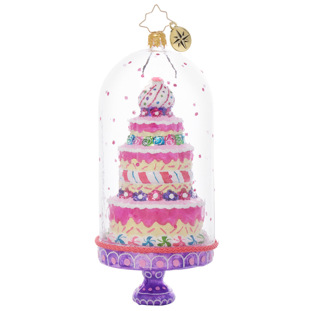 Back image - Confectionary Cloche - (Cake ornament)