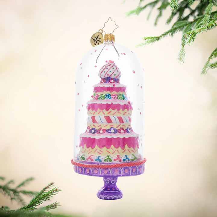 Front image - Confectionary Cloche - (Cake ornament)