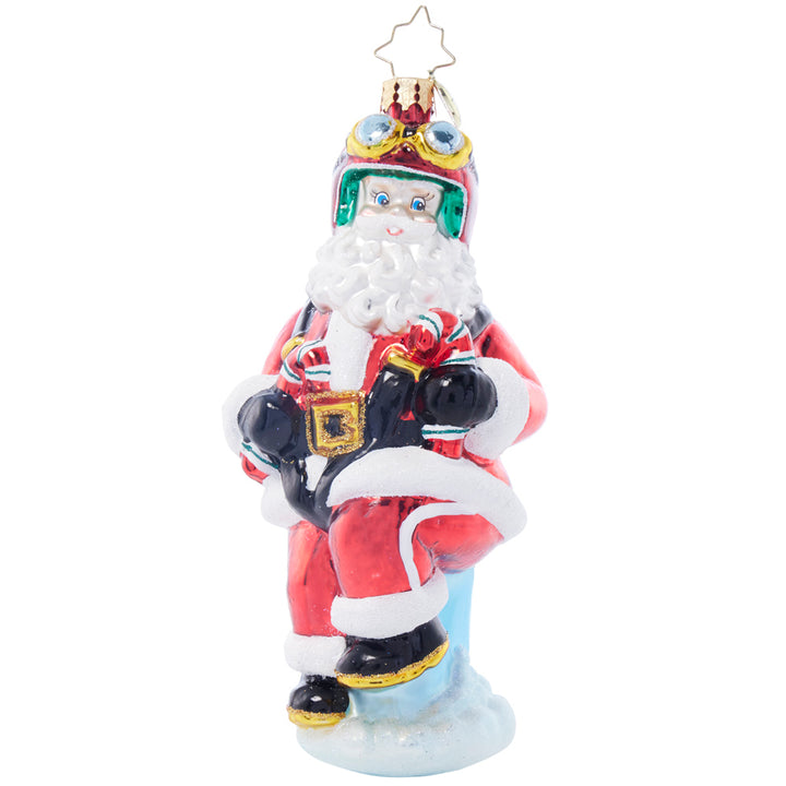 Front image - Santa's Hydro Holiday - (Santa ornament)