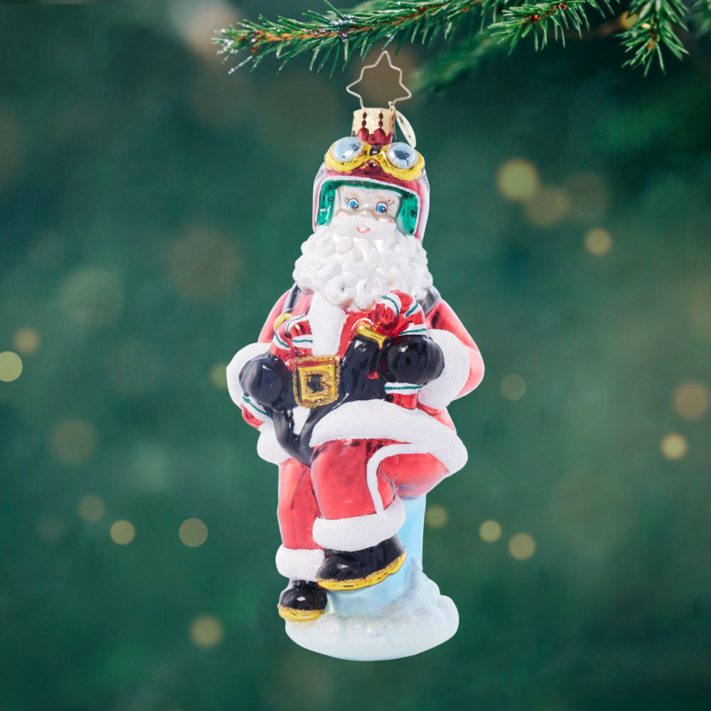 Front image - Santa's Hydro Holiday - (Santa ornament)