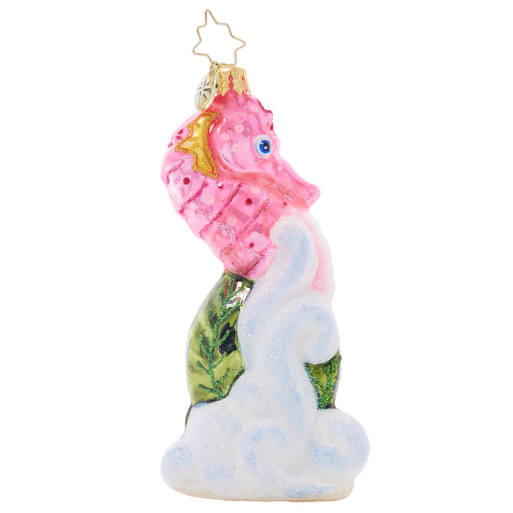 Back image - Sally Seahorse - (Seahorse ornament)