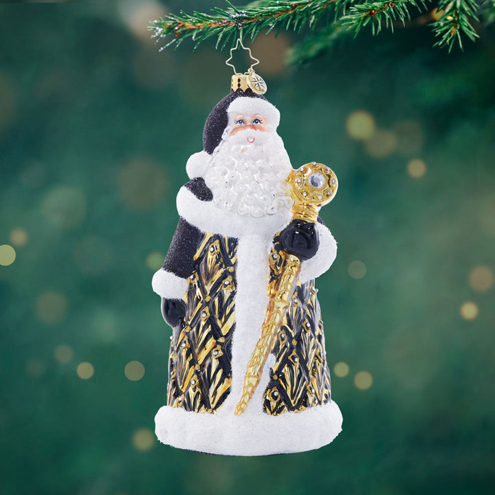 Front image - Art Deco Santa - (Santa ornament)