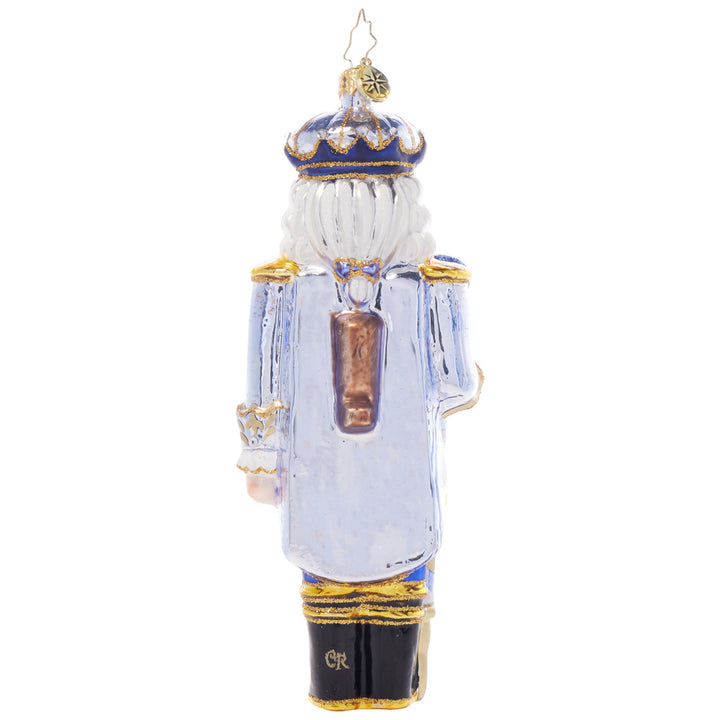 Back image - Royal Blue Commander - (Nutcracker ornament)