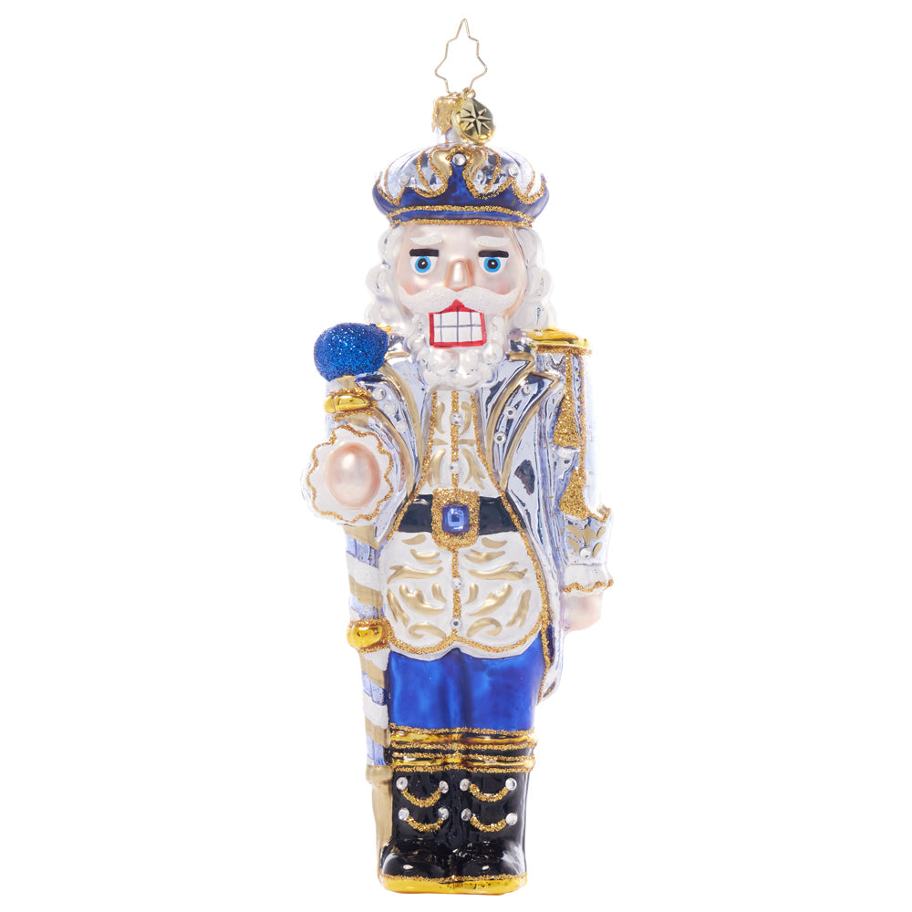 Front image - Royal Blue Commander - (Nutcracker ornament)