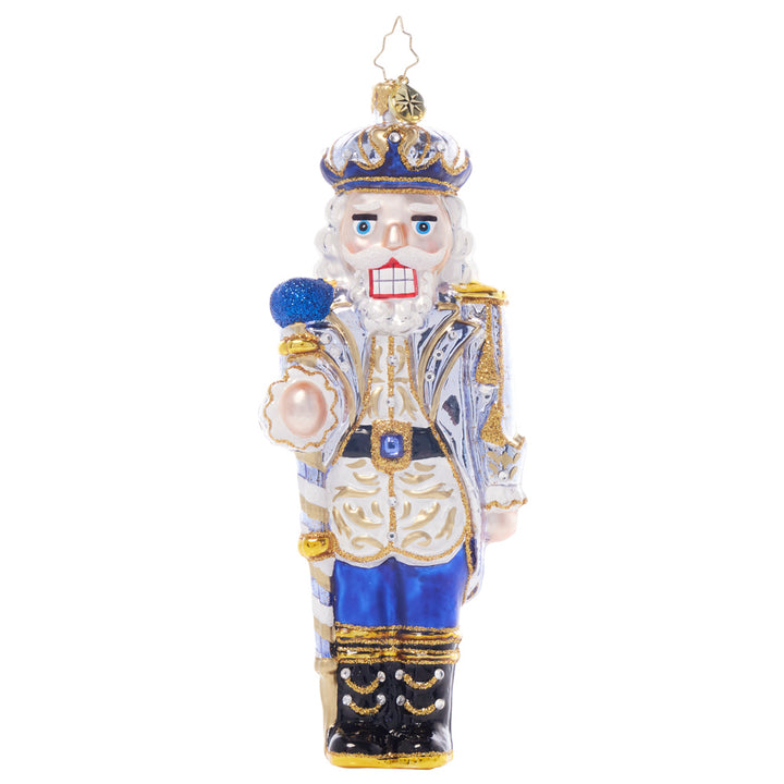 Front image - Royal Blue Commander - (Nutcracker ornament)