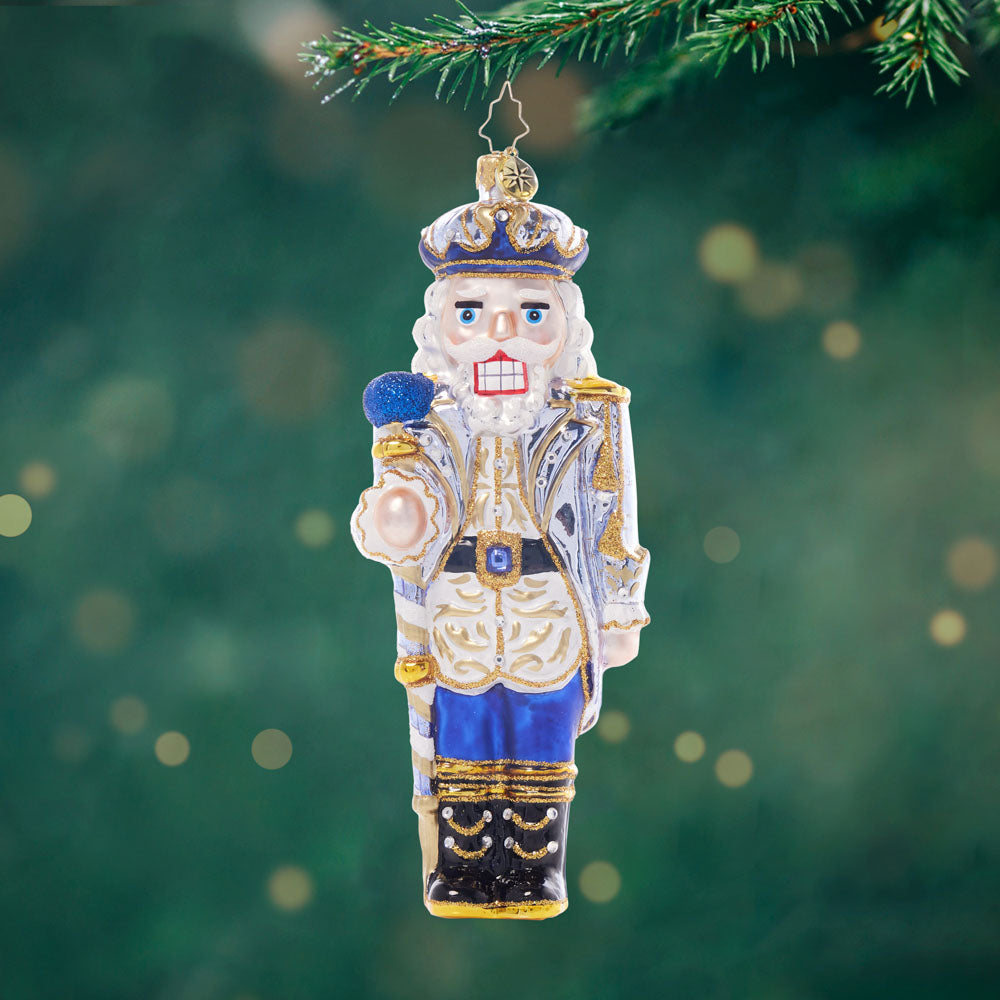 Front image - Royal Blue Commander - (Nutcracker ornament)