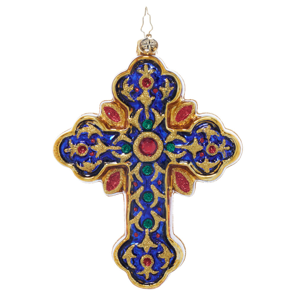 Front image- Sacred Season Cross - (Religious ornament)
