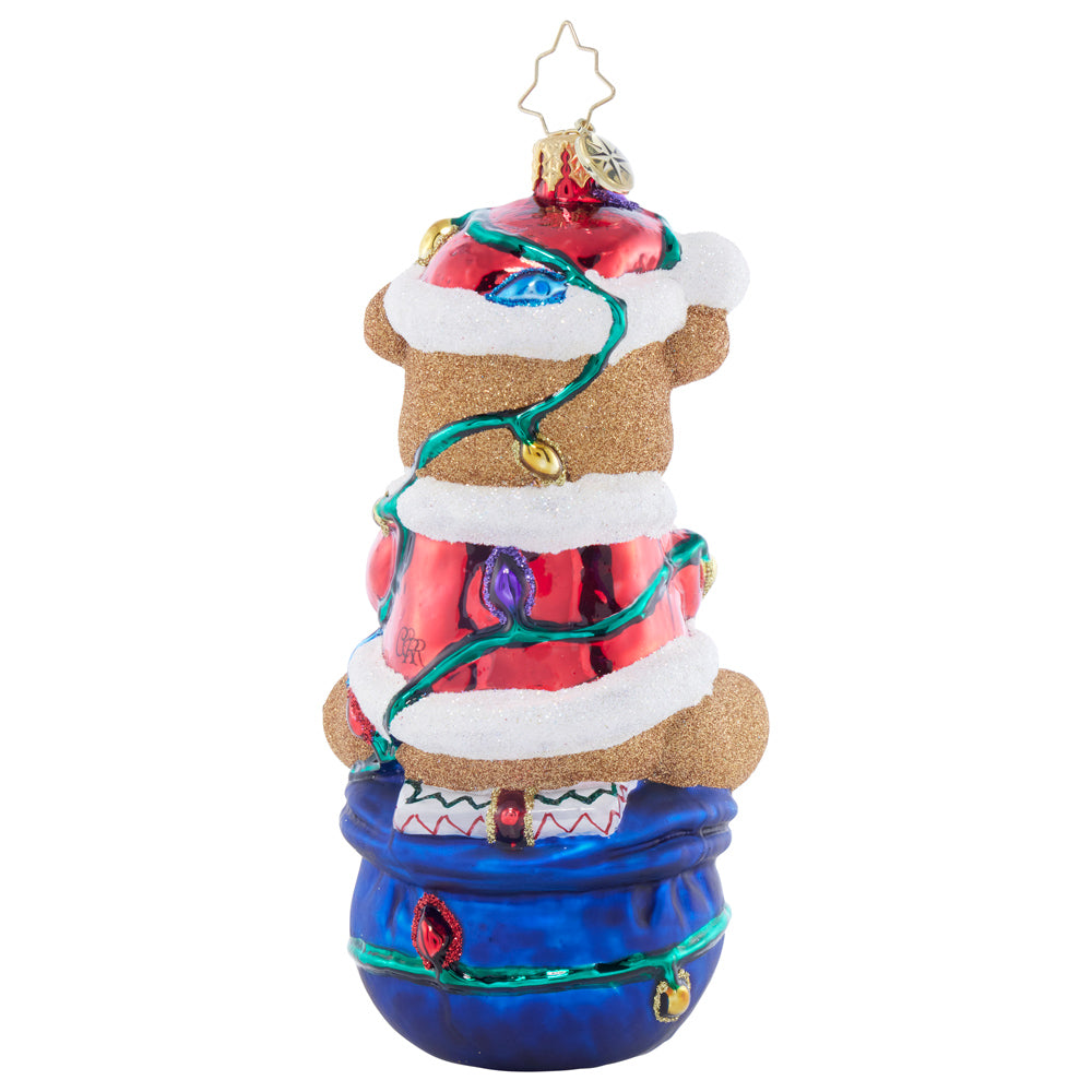 Back image - 2024 Santa's Bear Buddy - (Dated ornament)