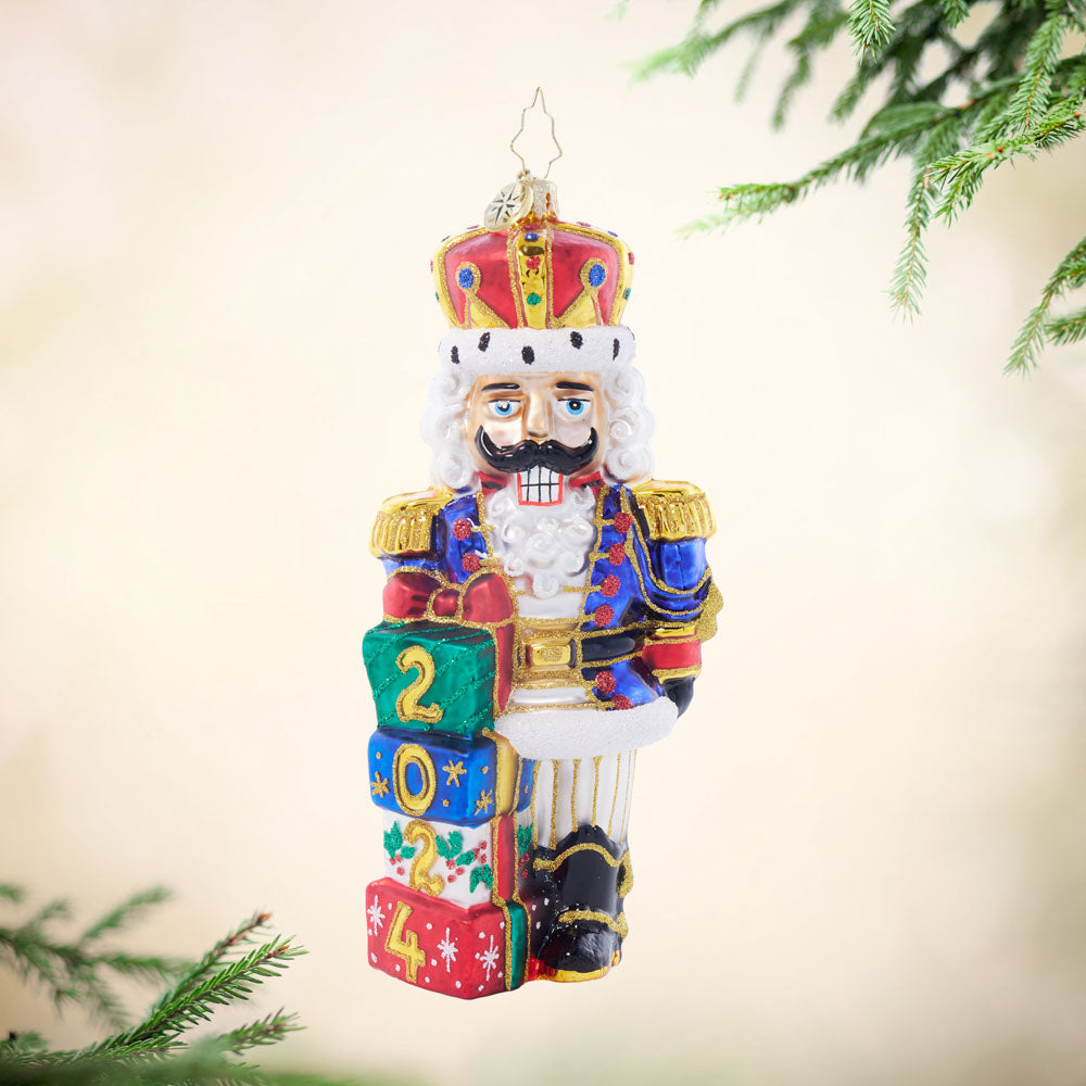 Front image - Royal Gift Guardian 2024 - (Dated Nutcracker ornament)