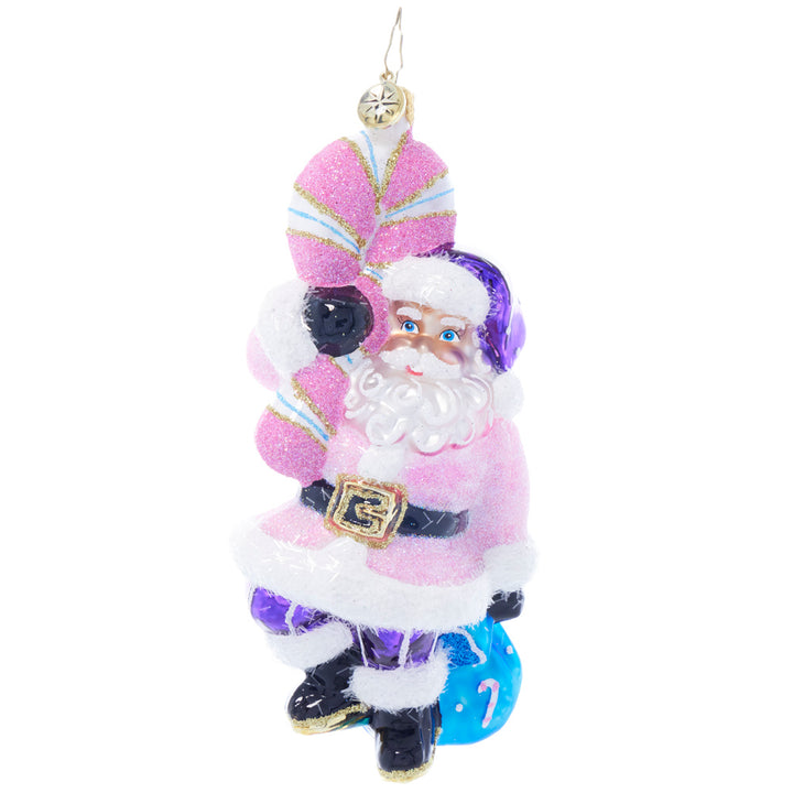 Front image - Candy Coated Claus - (Santa ornament)